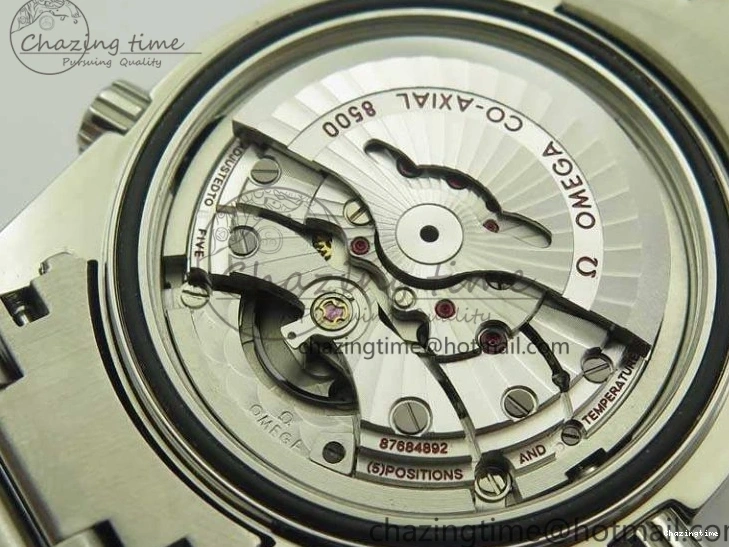 0423 Sleek Planet Ocean Professional Ceramic Bezel 42mm 1:1 MK Best Edition Silver Markers On SS Bracelet A 8085